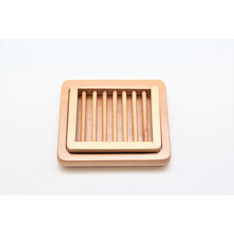 Double Layer Wooden Soap Dish (pack of 6)